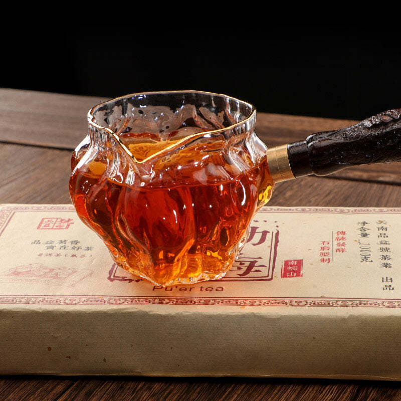 Thé en brique Pu'er mûr Menghai 1kg thé Pu'er cuit du Yunnan 10 ans