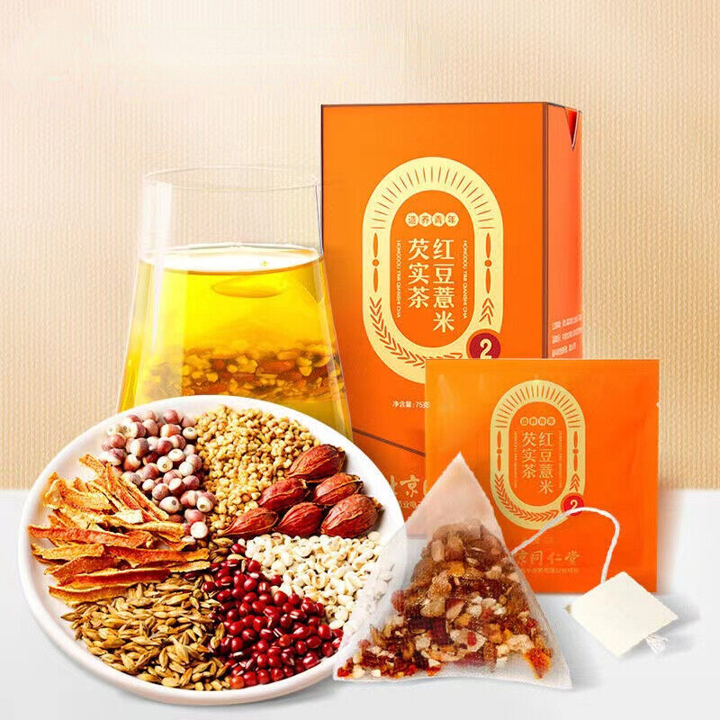 75g Chinese Herbal Tea Jumble Beans Pearl Barley Gorgon Fruit Tea Herbs Tea Bag Main image