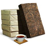 250g Puerh Ripe Tea Yunnan Menghai Pu-erh Cooked Tea Brick Old Pu'er Black Tea