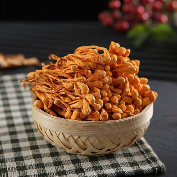Premium Jin Chong Cao Mushroom Cordyceps Militaris Fungus Herbal Tea 500g/1.1LB