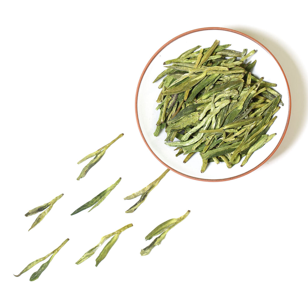 HELLOYOUNG Premium Spring Anji Bai Cha Long Jing White Dragon Well GREEN TEA