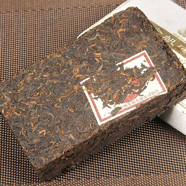 Golden Sail Brick 2852 Ripe Pu er Tea MengHai Charm of Time Shu Puerh 250g