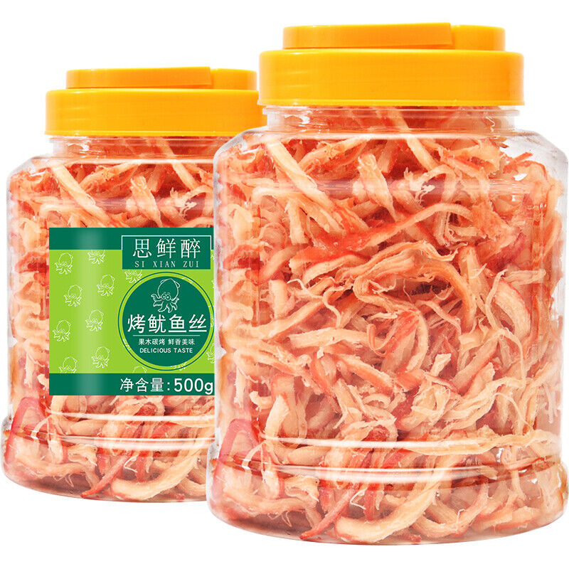 Dried Shredded Squid Snack Seafood 500g Main image