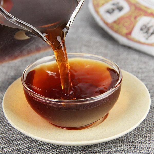Yunnan Royal Tribute Ripe Puer Tea Rhythm of Spring Shu Puerh Tea 357g