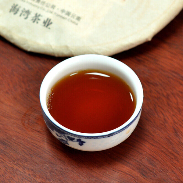 Yi Dai Zong Shi * Haiwan Old Comrade Premium Ripe Pu'er Shu Puer Tea 357g