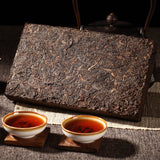 250g Aged Pu-erh Ripe Tea 10 Year Puerh Cooked Tea Brick Top Old Tree Pu'er Tea