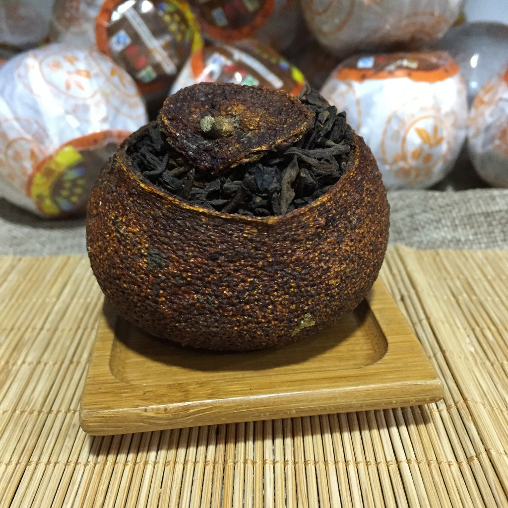 CIFbuy Aged Orange Puer Tea 312 Jujube Fragrance Xinhui Chenpi Pu'er Cooked Loose Tea