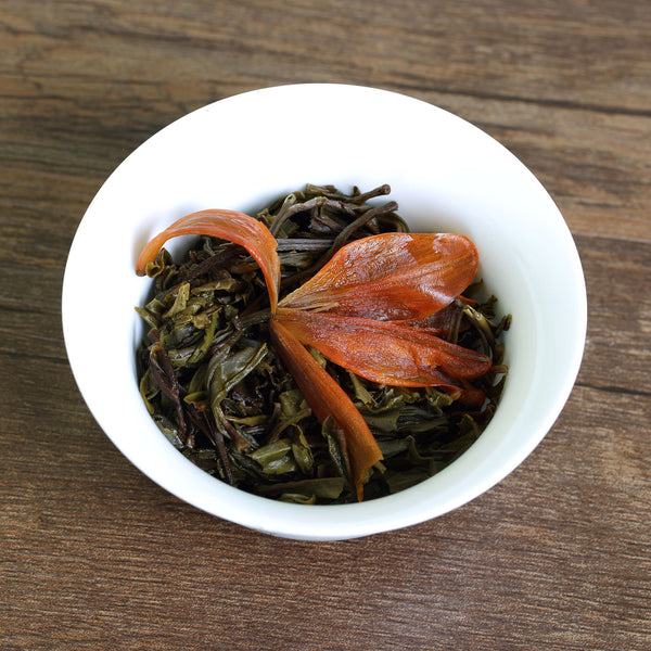 GOARTEA yr Lily Flowers Yunnan Bulang puer Pu'er Puerh Tea Raw Ball Tuo Cha