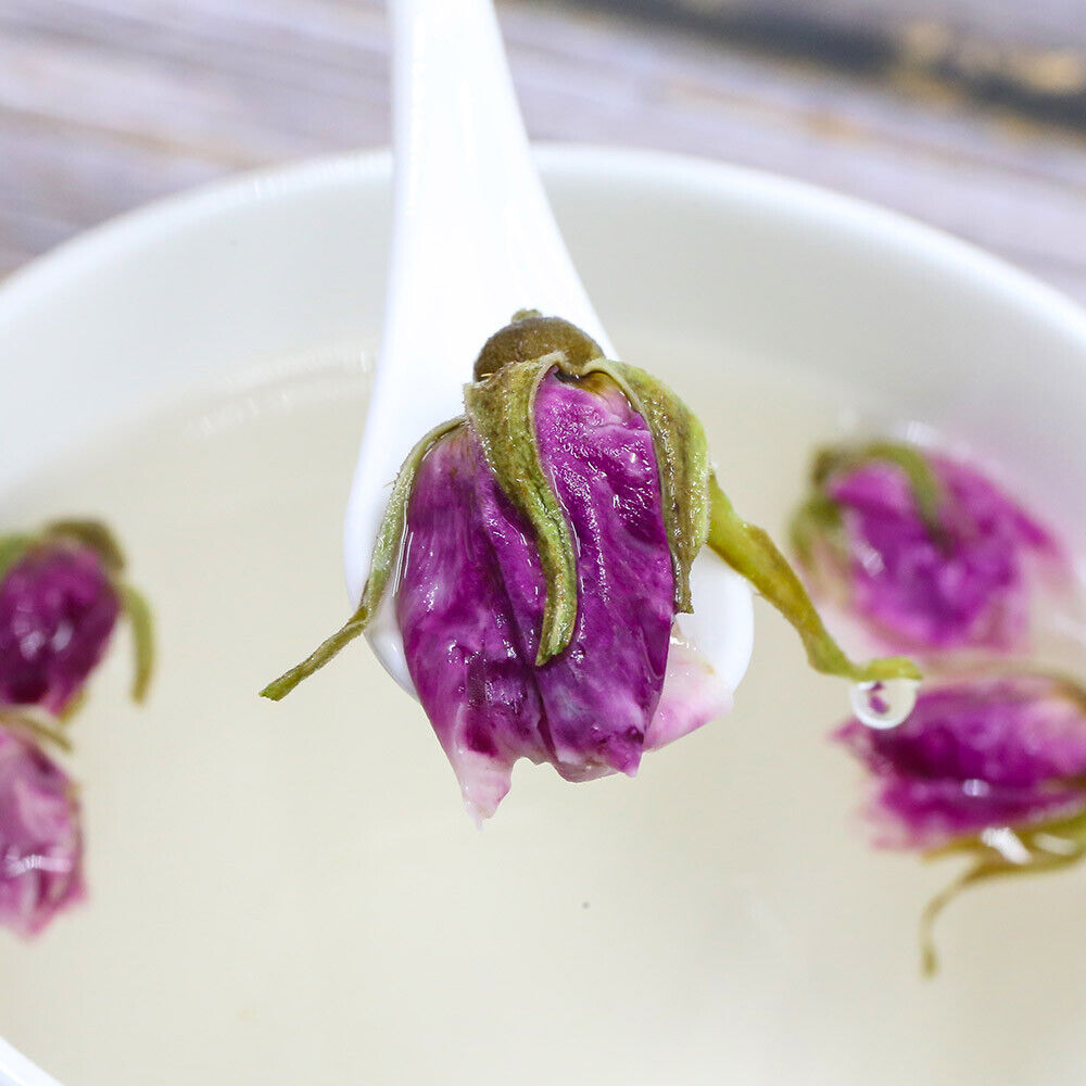 Chinese Tea Purple Rosebud Rose Buds Dried Flower Floral Herbal Tea