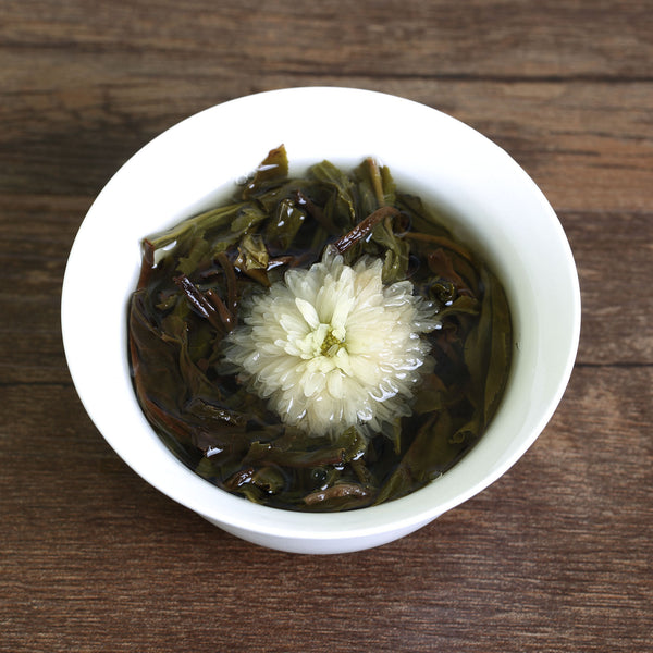 HELLOYOUNG Year White Chrysanthemum Yunnan puer Pu'er Puerh Tea Raw Ball Tuo