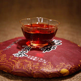 Yr Ji Shun Hao Ma Bang Tribute Tea Puerh Pu-erh Cake Ripe Shu Puer Tea 357g