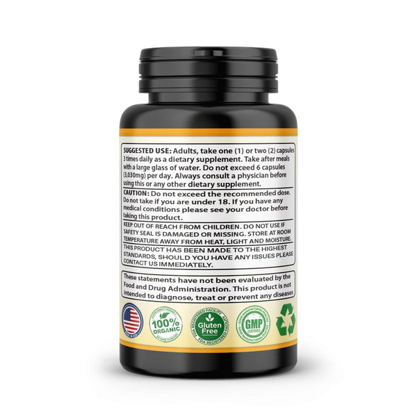Triple Strength Capsules Turmeric Curcumin with Ginger 120 and Bio pepper 2600mg