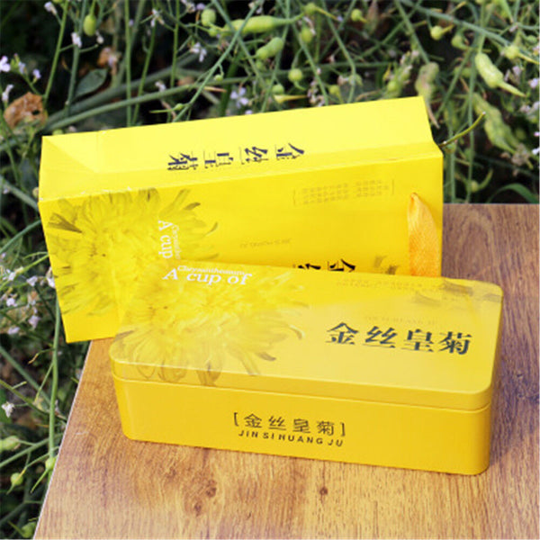 20pcs High Quality Gold Huang Ju Chrysanthemum A Large Cup of Organic Herbal Tea