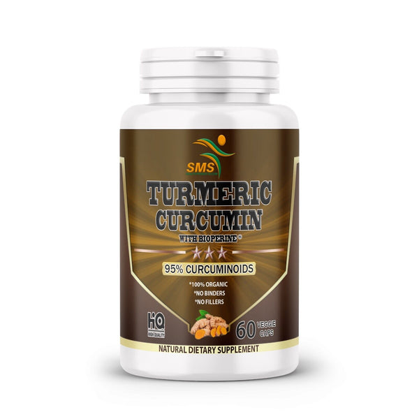 Turmeric Curcumin Potency 95% BioPerine Black Pepper Extract Bone & Joint Health