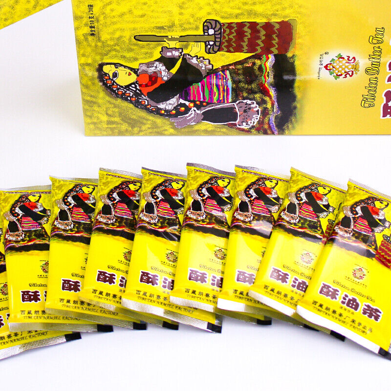 JINYE BAZHA Instant Tibetan Butter Tea Original Flavour Yak Tea 300g Su You Cha