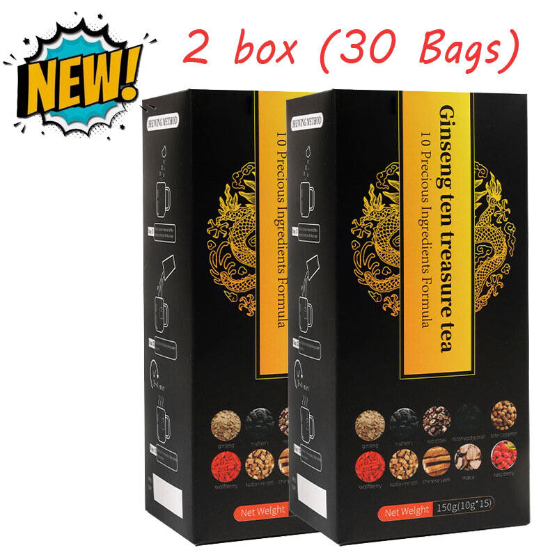 Kidney Health Tea Ginseng Ten Treasure Chinese Herbal