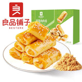 Liangpinpuzi Salted Duck Egg Yolk Meat Floss Roll Breads 420g 良品铺子蛋黄肉肉卷