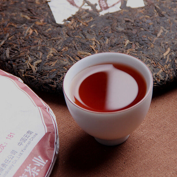 Laotongzhi 9978 Yunnan Old Comrade Haiwan Puer Ripe Pu-erh Tea 357g/12.59oz