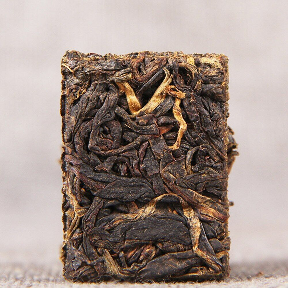 100g Small Compressed Tea Black Tea Mini Fengqing Yunnan Dianhong Gold Cube Secondary image