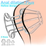 Anal Butt Plug Sex Toy Huge Prostate Probe Dildo Hollow Spreader Speculum Tunnel