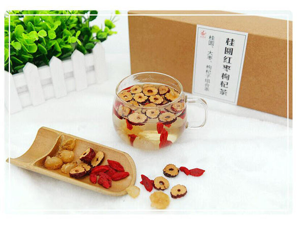 Herbal Tea Bags Longan+Jujube+Lycii A Mixed Grade Dried Assorted Herbal Tea