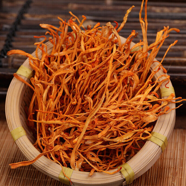 80g Organic Cordyceps Sinensis Dried Mushroom Chinese Tradition Medicine