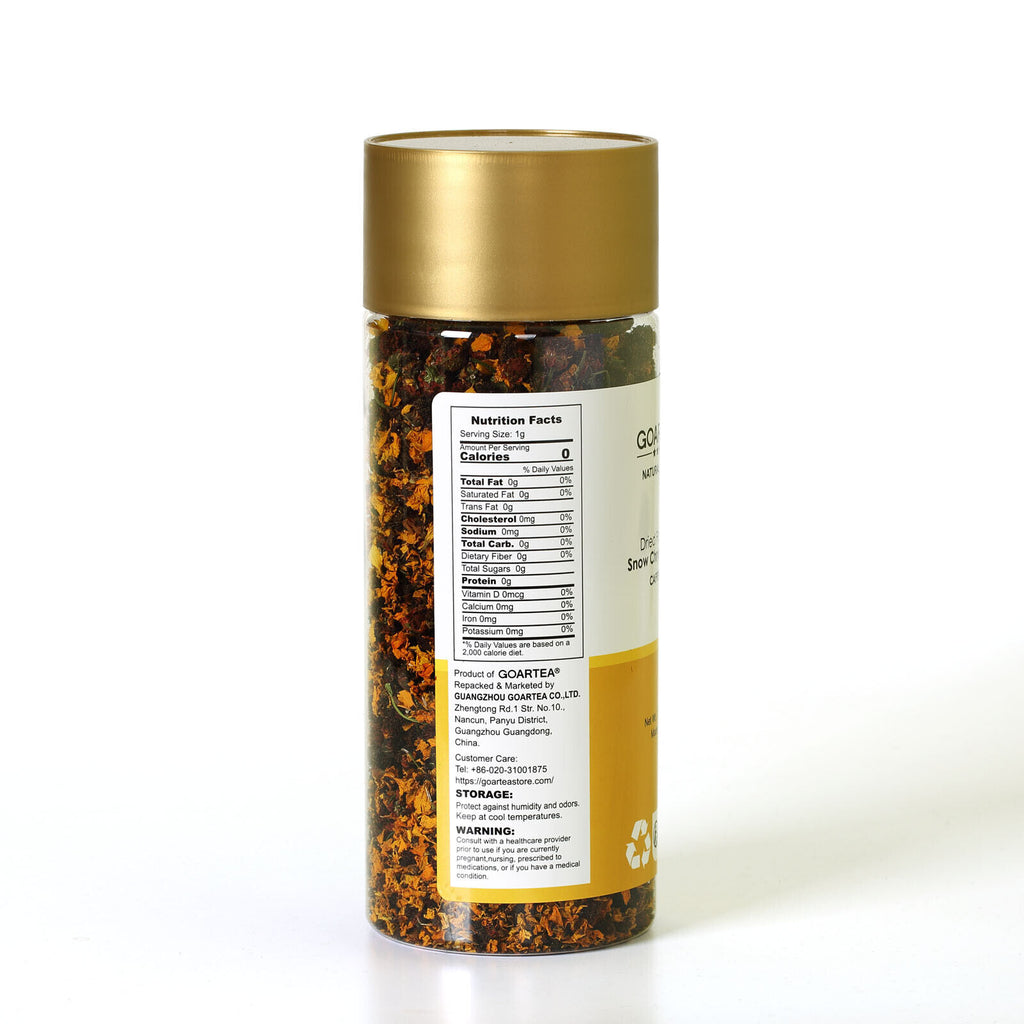HELLOYOUNG 100g Premium Snow Chrysanthemum Flower Tea Dried Wild Herbal Bottled