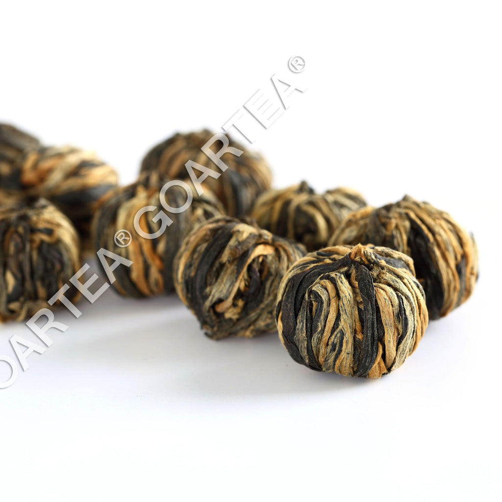 TeaHELLOYOUNG 100g Nonpareil Supreme Yunnan Black Tea Dragon Pearl Dian Hong Ball