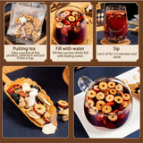 Six Treasure Tea Nierentee Formel Ginseng , Nierentee Chinesischer Kräutertee
