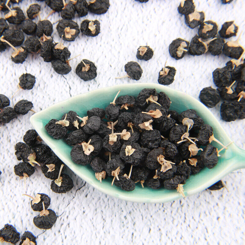 Organic Natural Black Goji Berry Dried Lycii Wolfberry Lycium Ruthenicum 250g