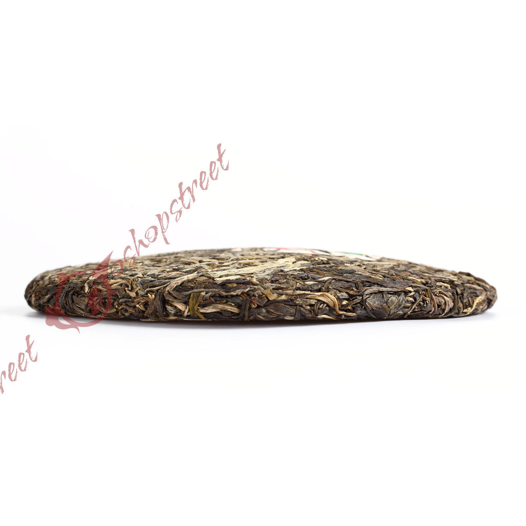 Year 357g Organic Certified Peafowl Banzhang Cake Raw Puer Pu'er Puerh Tea