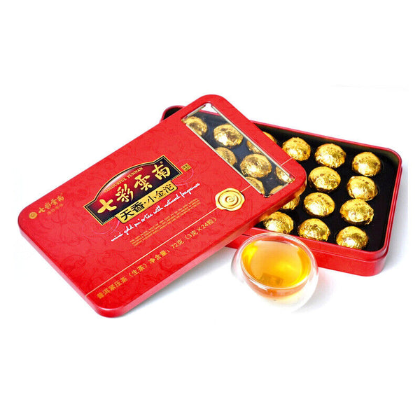 Colourful Yunnan 3g*24 Capsules Mini Tuocha Raw Puer Tea Yunnan Pu-erh Tea 72g