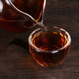 Ba Jiao Ting Classic A Brick Pu'er Tea Ripe Menghai Arbor Puer Pu-erh 250g/8.8oz