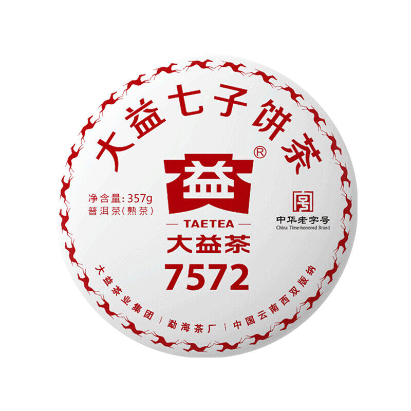 TeaTAETEA Classic 7572 Ripe PU'ER Tea Aged Fermented Puer PuErh Black Tea 357g