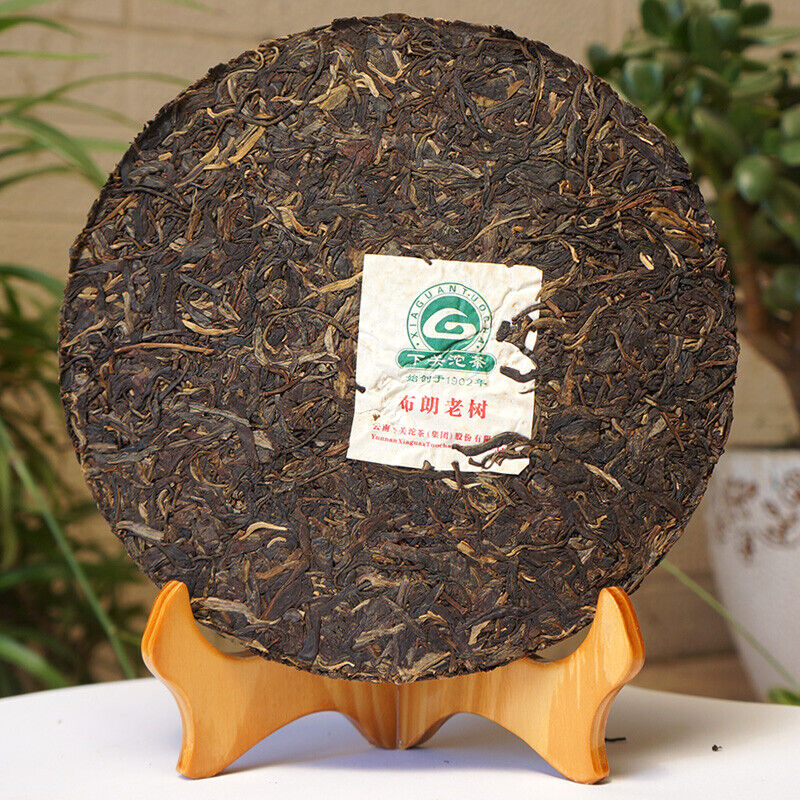 Xia Guan  Yunnan Bulang Old Tree Sheng Puer Raw Puerh Tea Iron Cake 357g