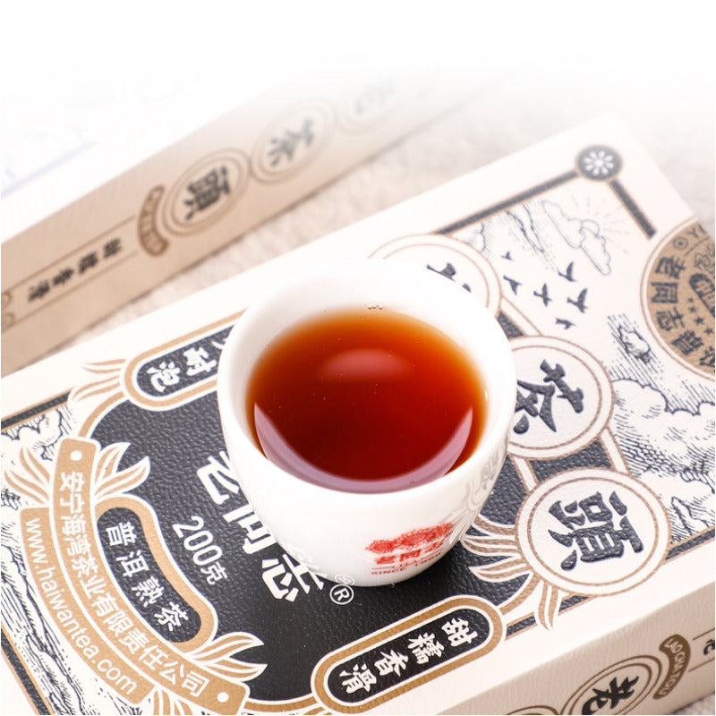 200g Old Tree Puerh Ripe Tea Laochatou Loose Pu-erh Cooked Tea Black Tea Benefit Main image