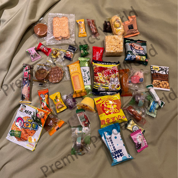 36 Piece Sweet & Savory Mix Variety Asian Snack Box- Japanese Korean Chinese