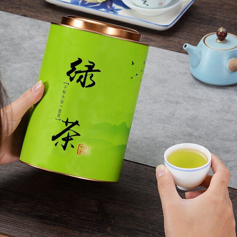 500g Chinese Tea Maojian High Mountain Green Tea Loose Leaf Iron Canned Gift Tea Main image