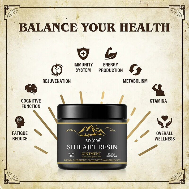 Resin Highly Potent Fulvic Acid Pure 100% Organic Shilajit Soft