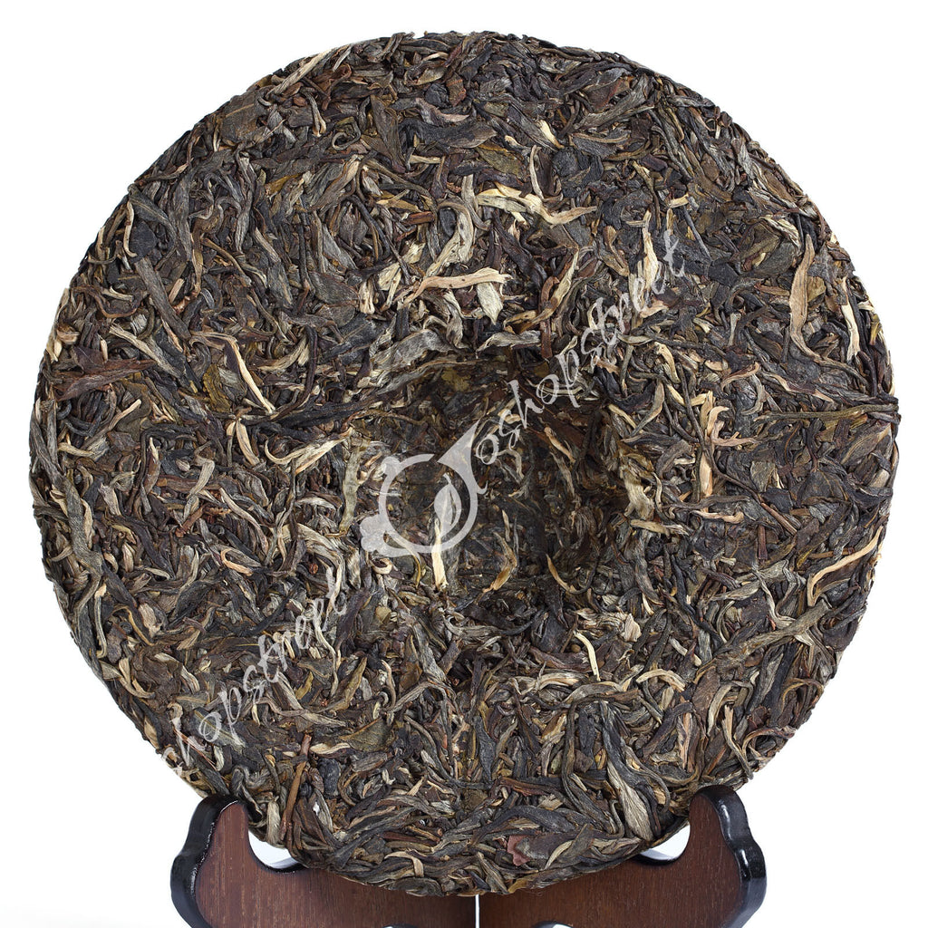 Year 357g Organic Certified Peafowl Banzhang Cake Raw Puer Pu'er Puerh Tea