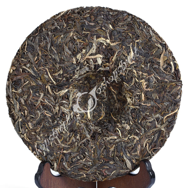Year 357g Organic Certified Peafowl Banzhang Cake Raw Puer Pu'er Puerh Tea