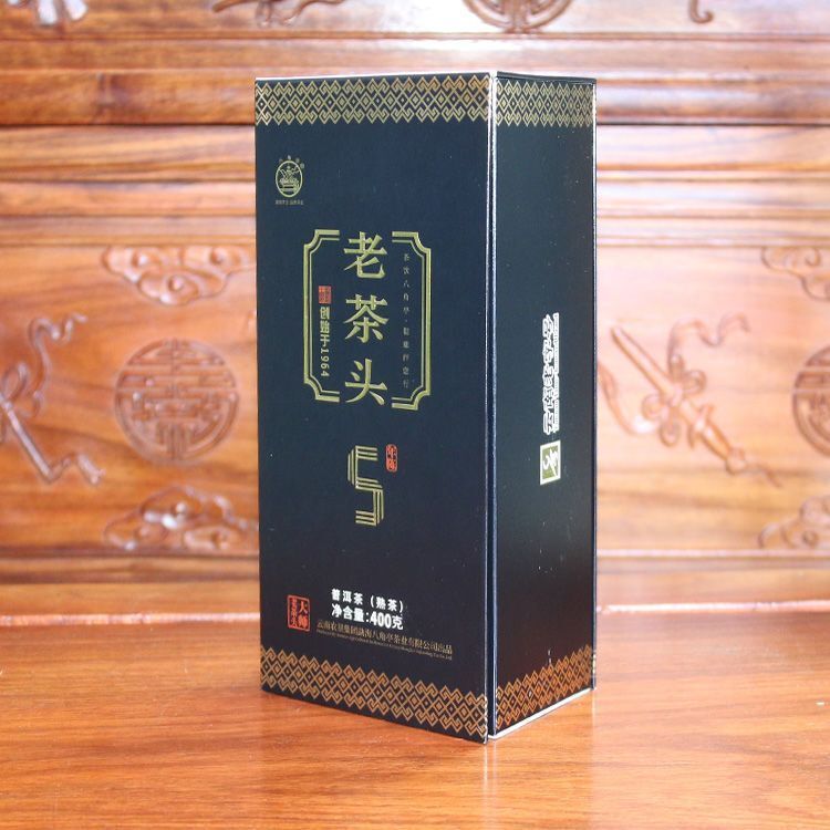 LAO CHA TOU Ba Jiao Ting Old Tea Head 5 Years Aged Puer Tea 400g Ripe Cha