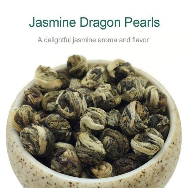 Jasmine Dragon Pearl Tea Jasmine Green Tea - Delightful Aroma 113g