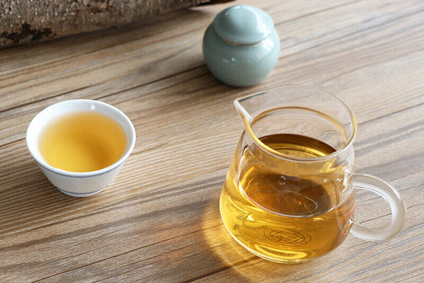 Milestone Green Cake * /BA JIAO TING Liming Pu'er Tea Raw Puer Tea 357g