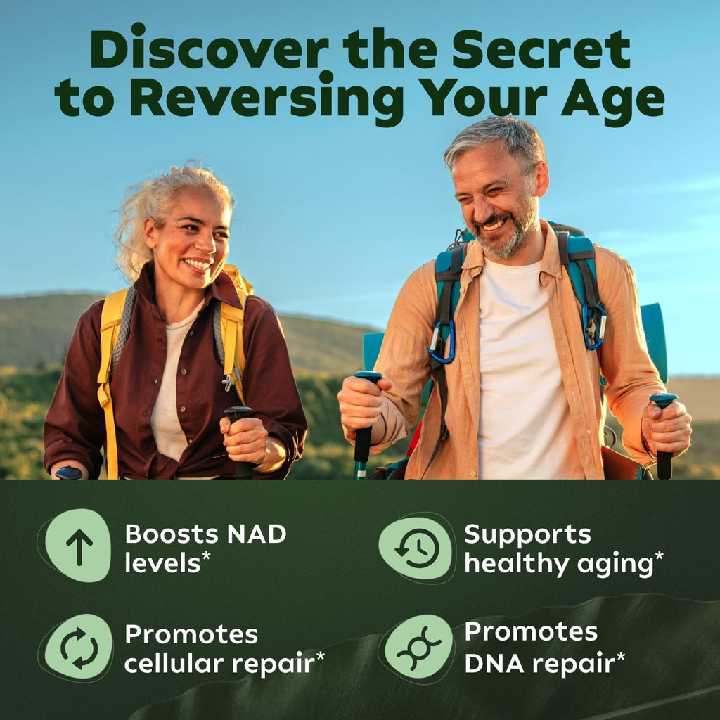 NAD+ Supplement for Anti Aging, Energy, Focus Booster Nicotinamide Riboside