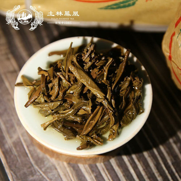 Tulin Aged Pu Erh Tea Yunnan Phoenix Tuocha Sheng Puer 100g