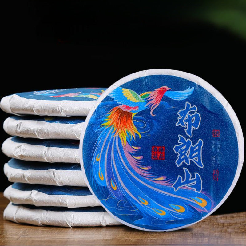 357g Yunan Puerh Tea Bulang Mountain Raw Pu-erh Tea Cake Chinese Pu'er Green Tea Main image