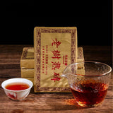 1000g Yunnan Ripe Puerh Brick Tea 10 Years Aged Pu-erh Cooked Tea Old Pu'er Tea