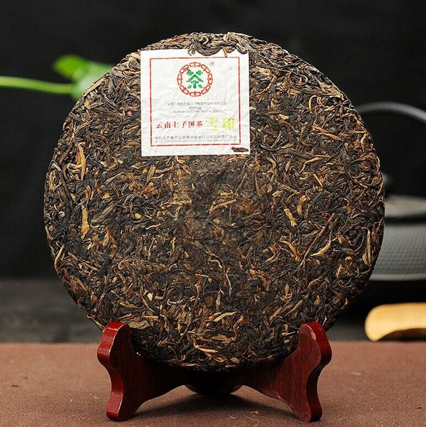 Yunnan Pu'er Tea Snow Printed Early Spring Big Tree Puer Raw Tea Cake 357g
