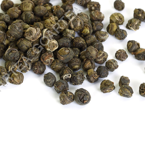 HELLOYOUNG Premium Jasmine Dragon Pearl Loose Leaf Chinese Green Tea Hand Rolled
